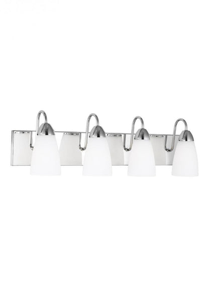 Generation Lighting Seville Four Light Wall / Bath Chrome