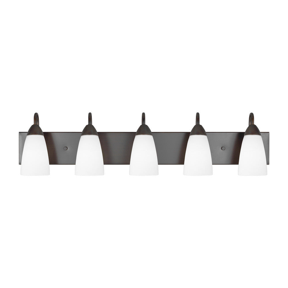 Generation Lighting Seville Five Light Wall / Bath Bronze