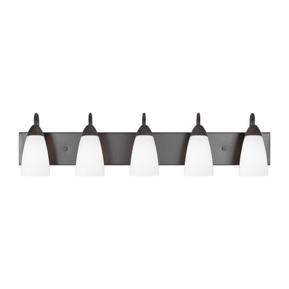 Generation Lighting Seville Five Light Wall / Bath Bronze