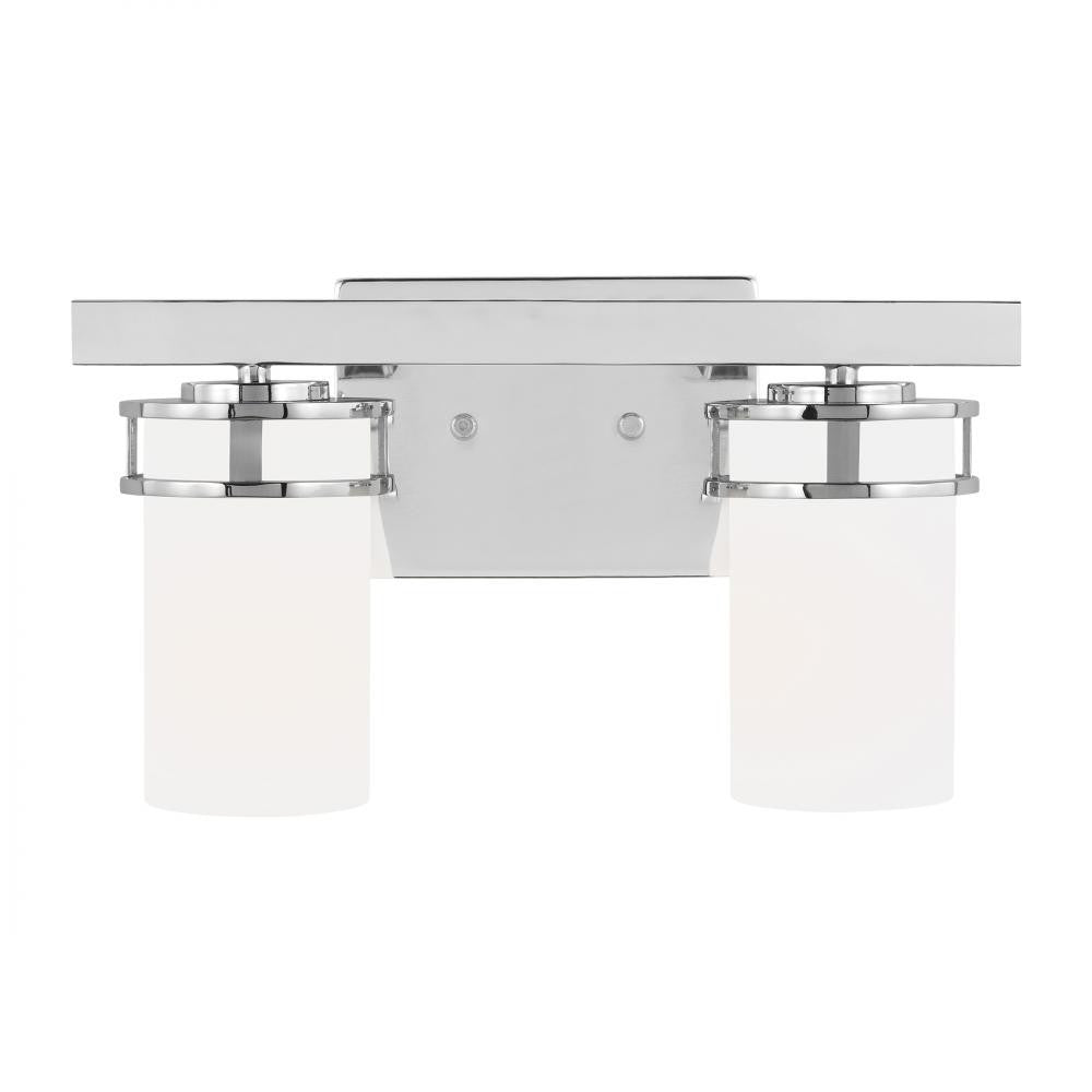 Generation Lighting Robie Two Light Wall / Bath Chrome