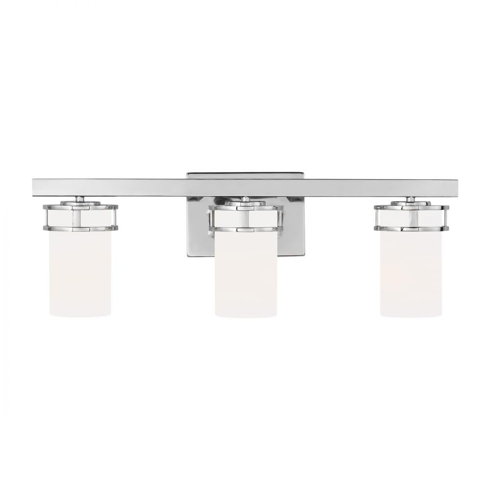 Generation Lighting Robie Three Light Wall / Bath Chrome