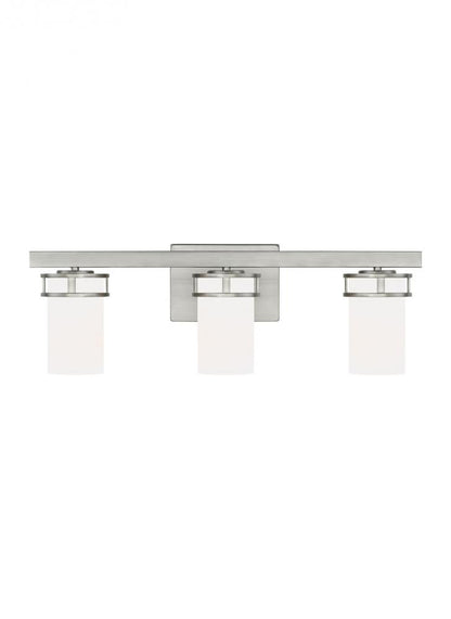 Generation Lighting Robie Three Light Wall / Bath Brushed Nickel