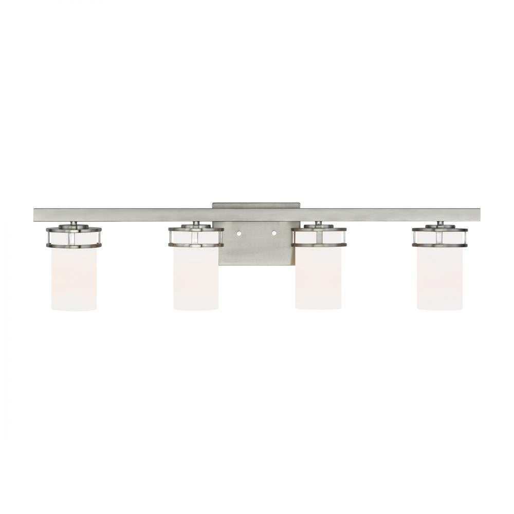 Generation Lighting Robie Four Light Wall / Bath Brushed Nickel