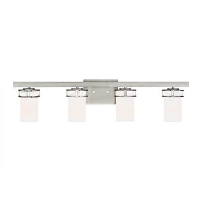 Generation Lighting Robie Four Light Wall / Bath Brushed Nickel