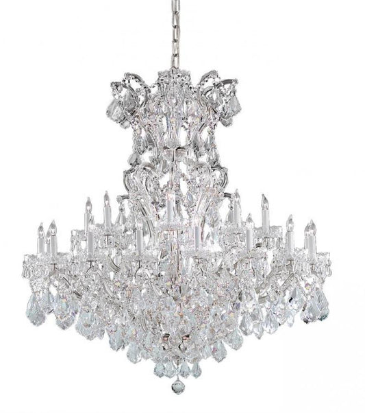 Crystorama Maria Theresa 25 Light Chandelier Polished Chrome
