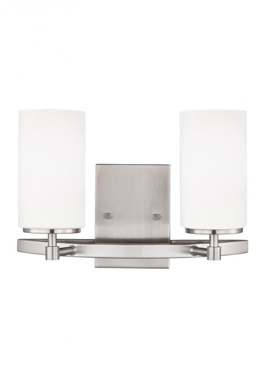 Generation Lighting Alturas Two Light Wall / Bath Brushed Nickel