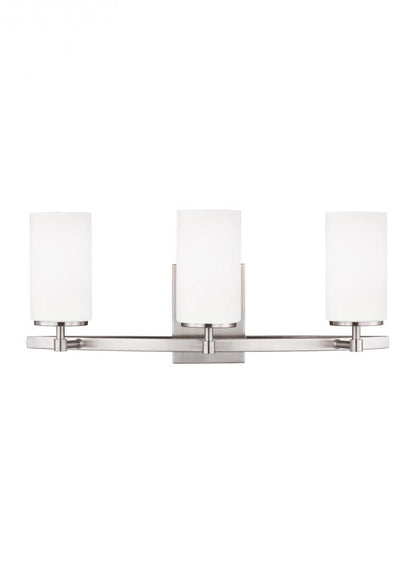 Generation Lighting Alturas Three Light Wall / Bath Brushed Nickel