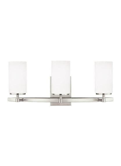 Generation Lighting Alturas Three Light Wall / Bath Brushed Nickel