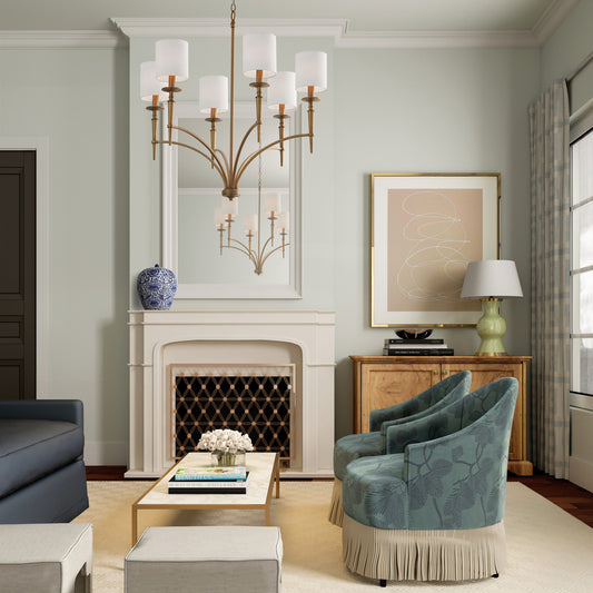 Capital Abbie Chandelier Aged Brass