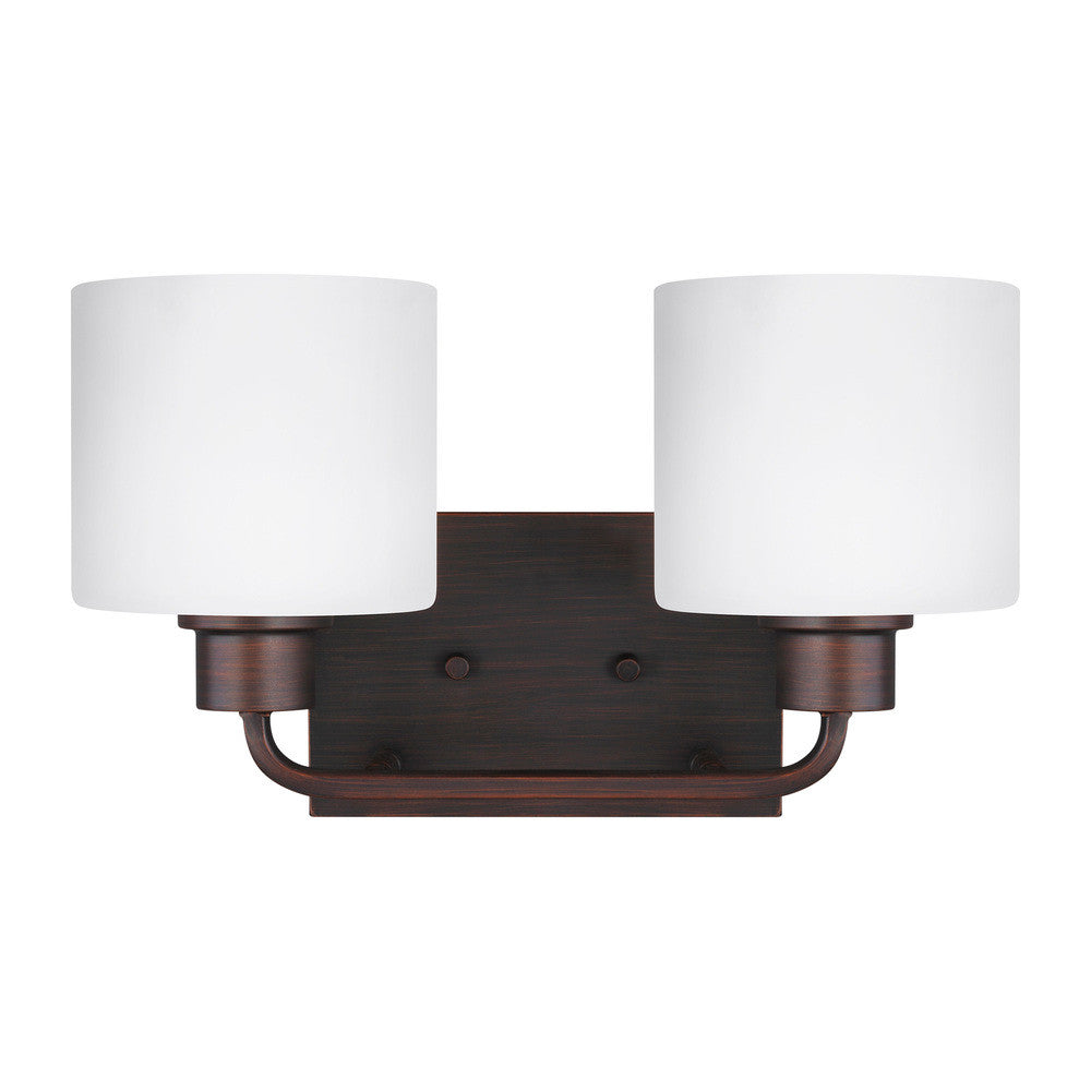 Generation Lighting Canfield Two Light Wall / Bath Bronze