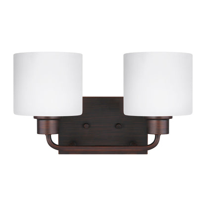 Generation Lighting Canfield Two Light Wall / Bath Bronze