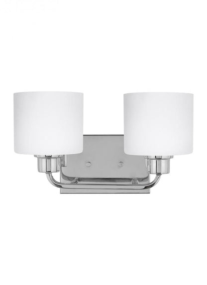 Generation Lighting Canfield Two Light Wall / Bath Chrome