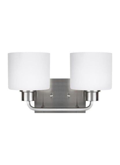 Generation Lighting Canfield Two Light Wall / Bath Brushed Nickel