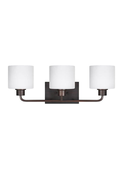 Generation Lighting Canfield Three Light Wall / Bath Bronze