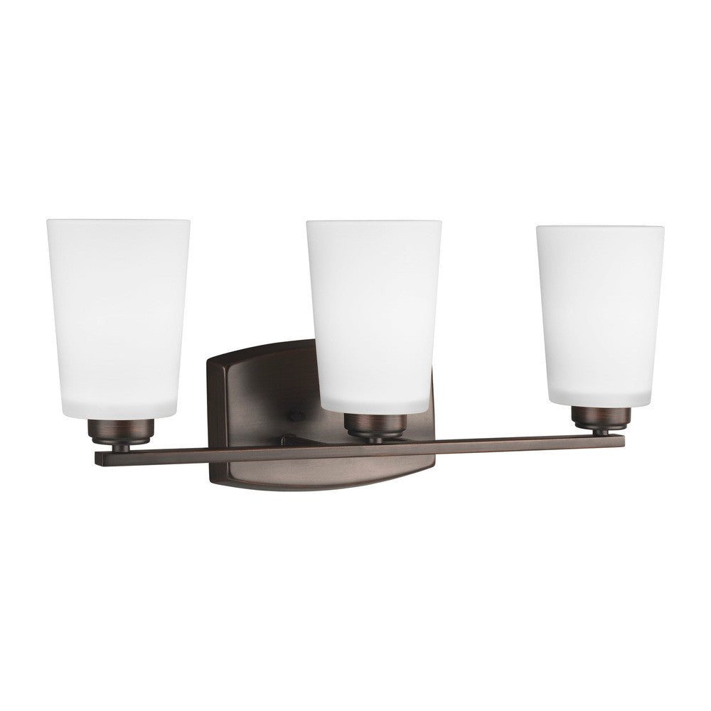 Generation Lighting Franport Three Light Wall / Bath Bronze