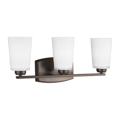 Generation Lighting Franport Three Light Wall / Bath Bronze