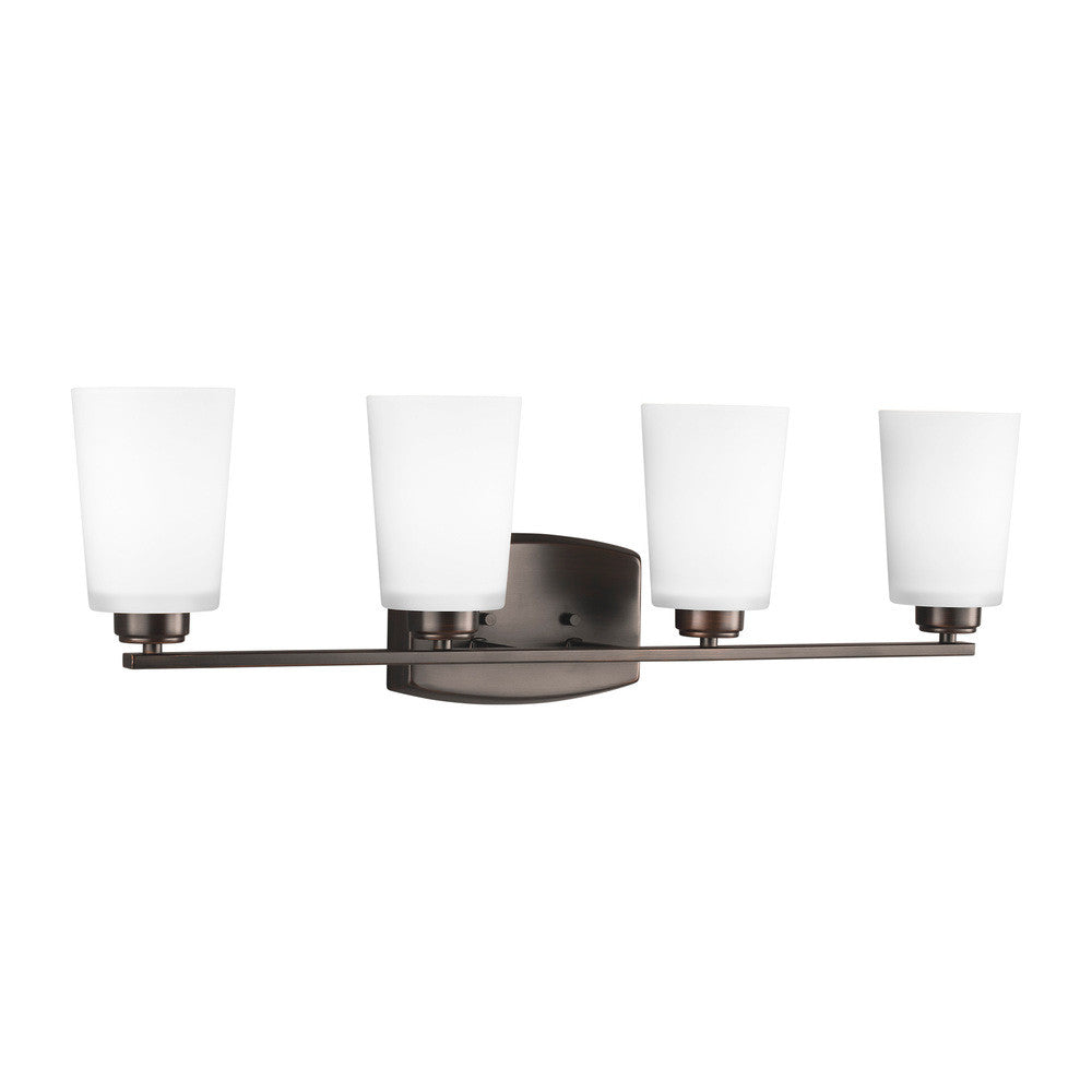 Generation Lighting Franport Four Light Wall / Bath Bronze