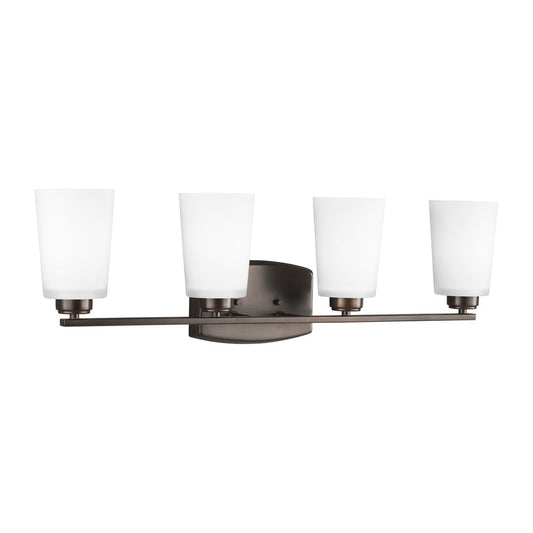 Generation Lighting Franport Four Light Wall / Bath Bronze