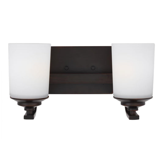 Generation Lighting Kemal Two Light Wall / Bath Bronze