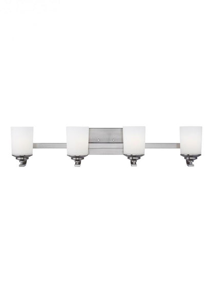 Generation Lighting Kemal Four Light Wall / Bath Brushed Nickel