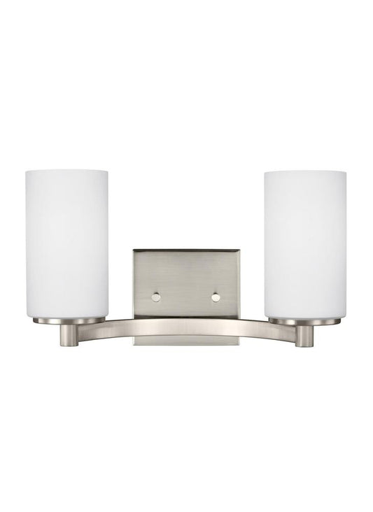 Generation Lighting Hettinger Two Light Wall / Bath Brushed Nickel
