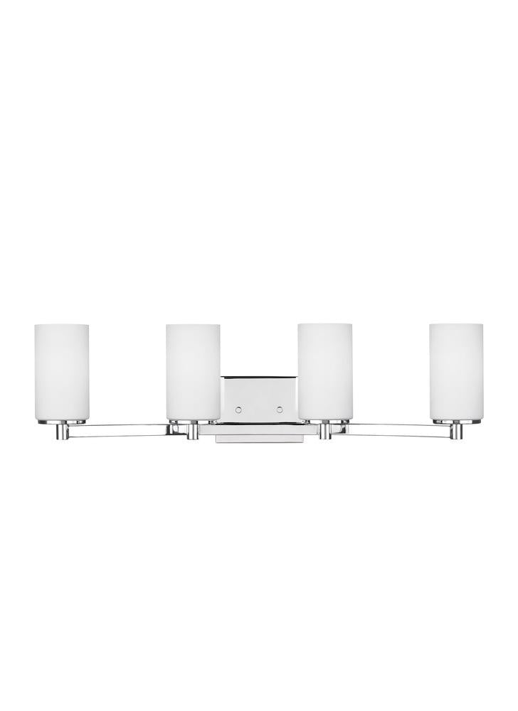 Generation Lighting Hettinger Four Light Wall / Bath Chrome
