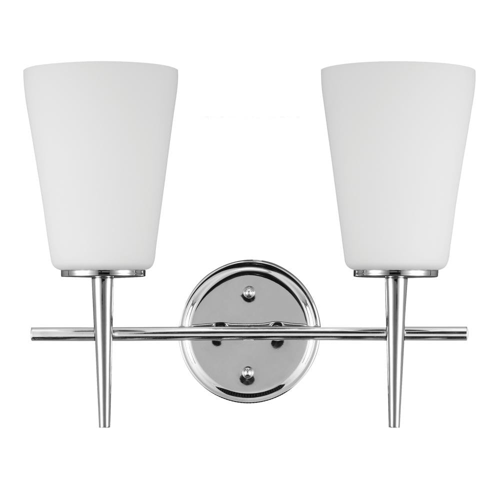 Generation Lighting Driscoll Two Light Wall / Bath Chrome