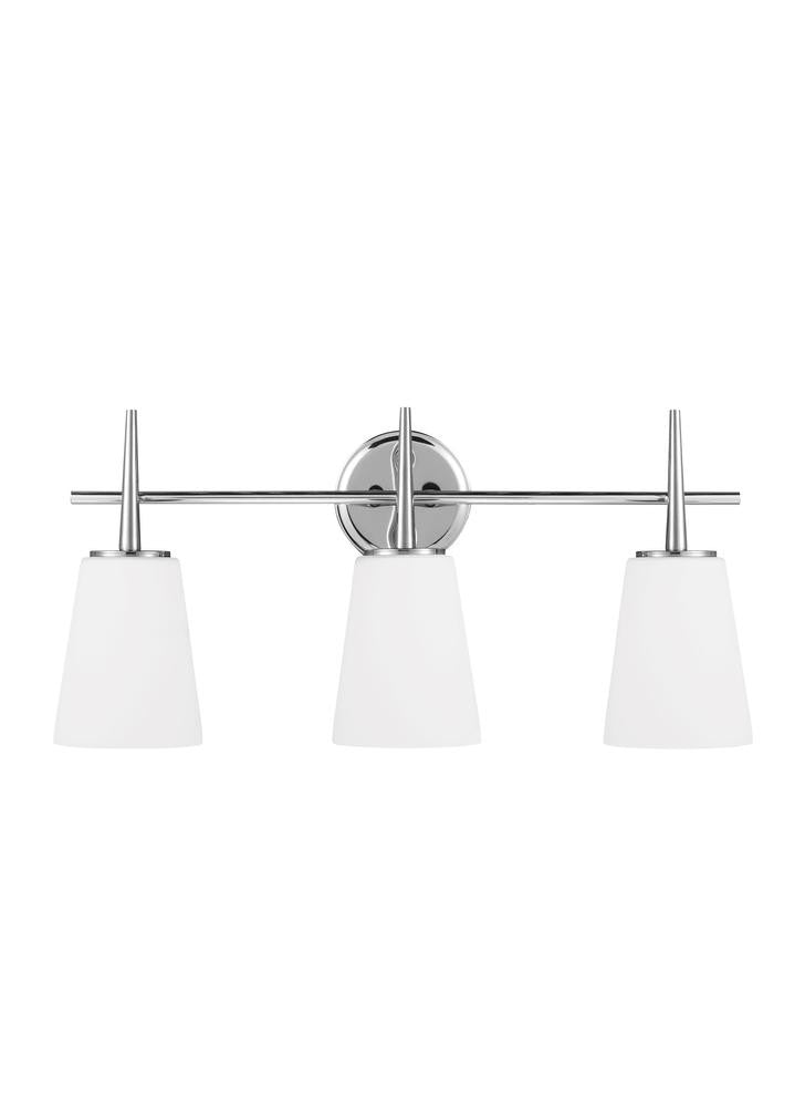 Generation Lighting Driscoll Three Light Wall / Bath Chrome