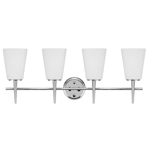 Generation Lighting Driscoll Four Light Wall / Bath Chrome