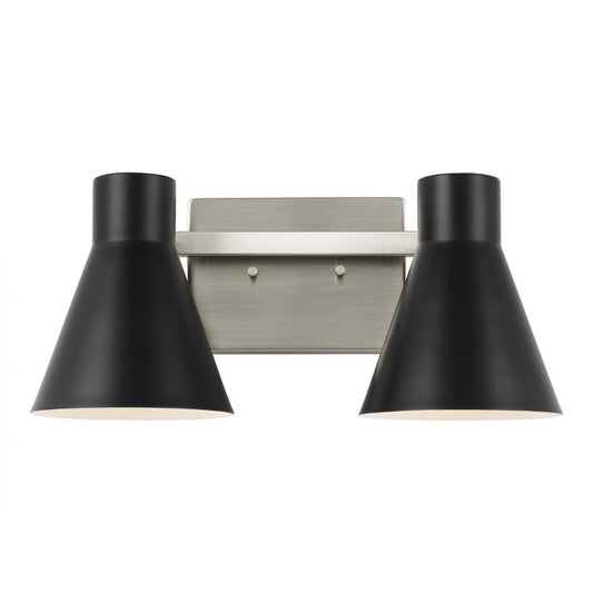 Generation Lighting Towner Two Light Wall / Bath Brushed Nickel