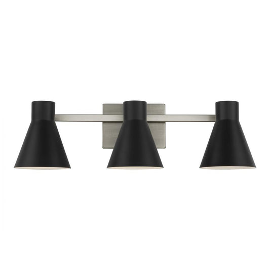 Generation Lighting Towner Three Light Wall / Bath Brushed Nickel