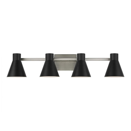 Generation Lighting Towner Four Light Wall / Bath Brushed Nickel