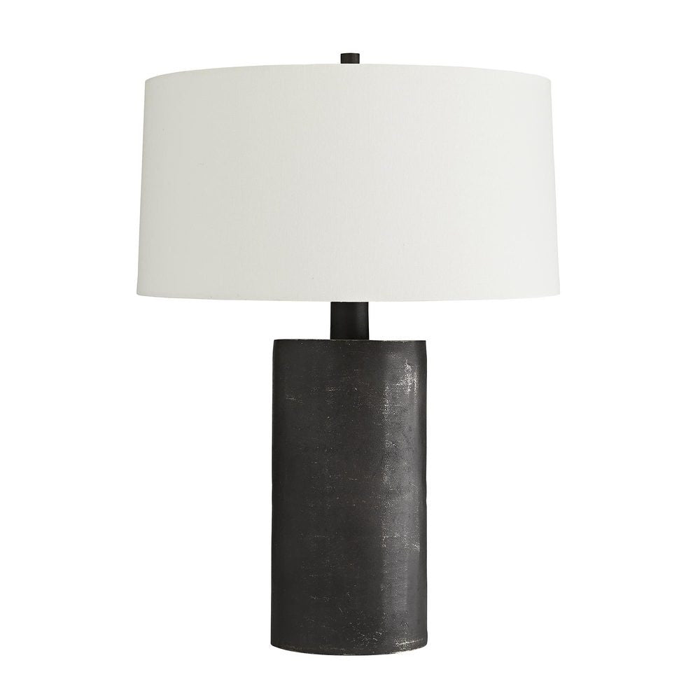 Arteriors Home Prague Table Lamp Blackened Aluminum