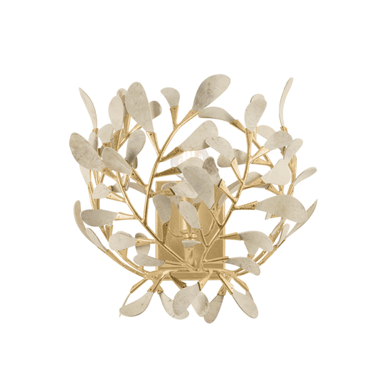 Hudson Valley Maybrook Wall Sconce Vintage Gold Leaf