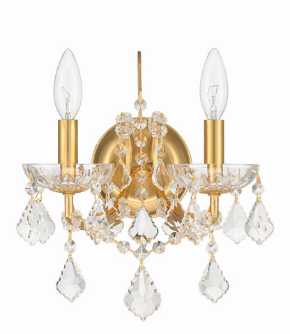 Crystorama Filmore Wall Sconce Antique Gold