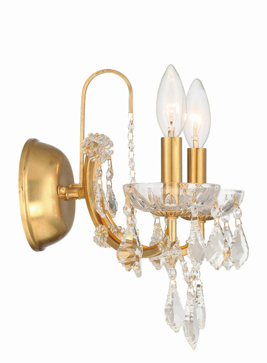 Crystorama Filmore Wall Sconce Antique Gold