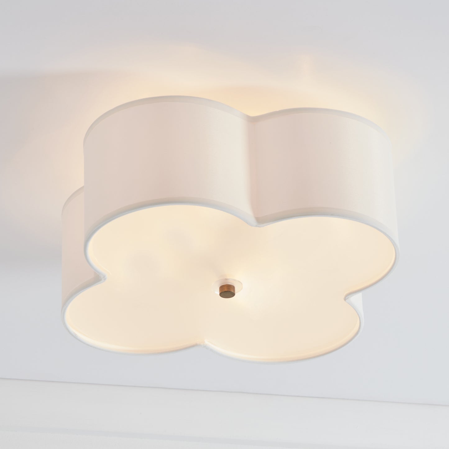 Capital Quinn Semi-Flush Mount Brushed Gold