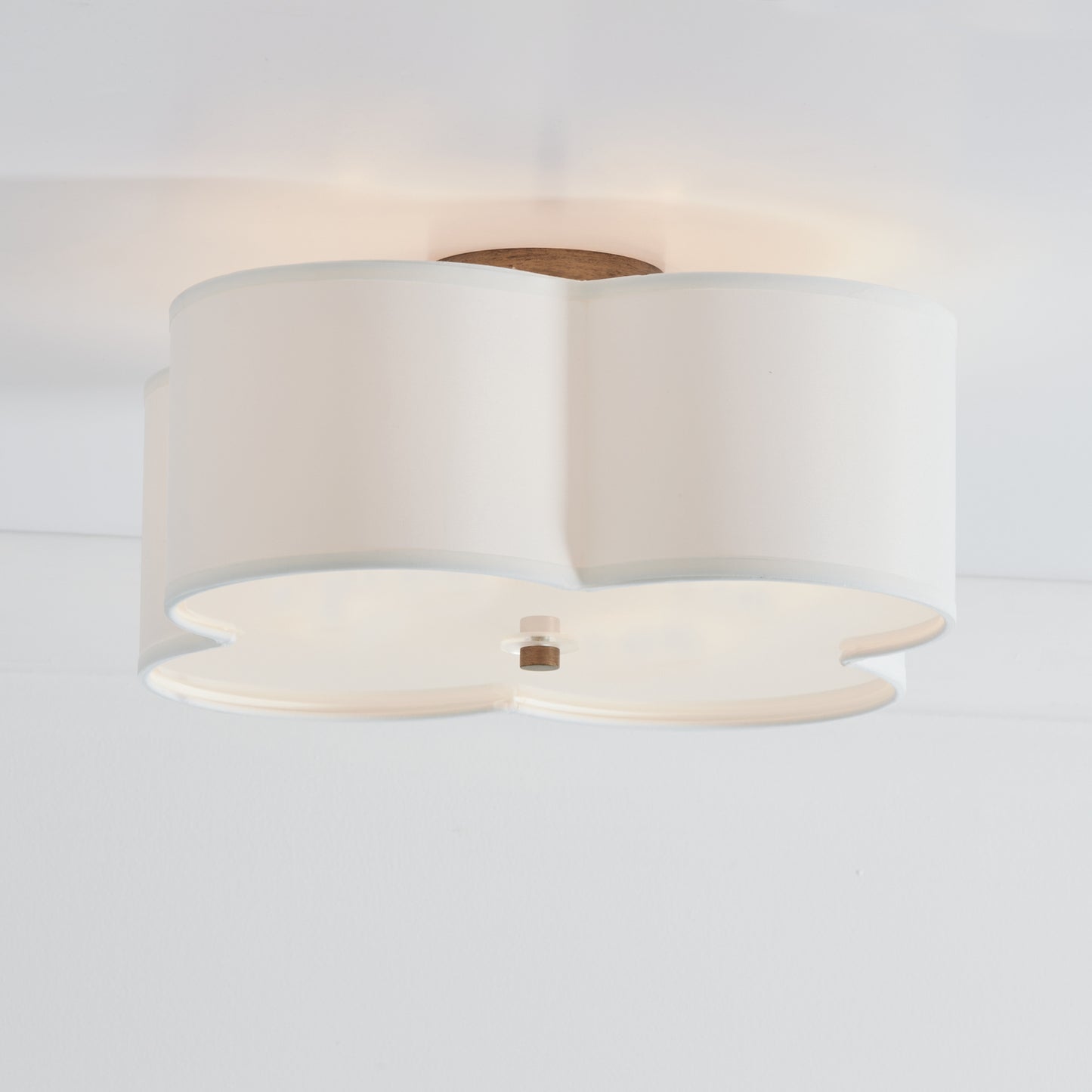 Capital Quinn Semi-Flush Mount Brushed Gold
