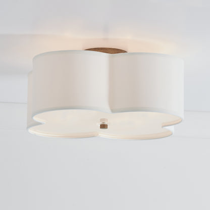 Capital Quinn Semi-Flush Mount Brushed Gold