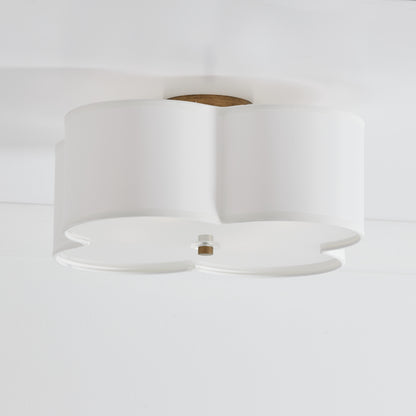 Capital Quinn Semi-Flush Mount Brushed Gold