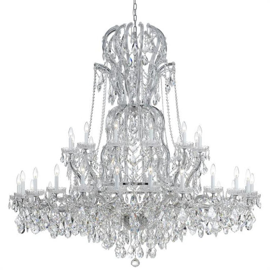 Crystorama Maria Theresa 37 Light Chandelier Polished Chrome