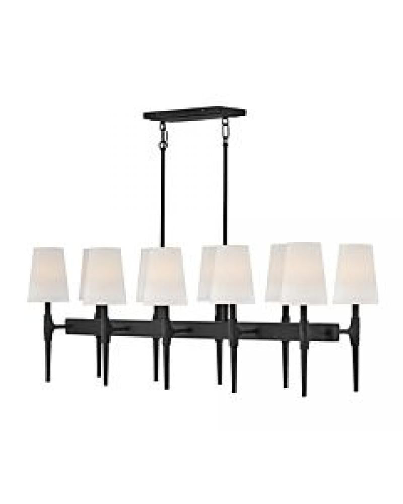 Hinkley Beaumont Linear Chandelier Black
