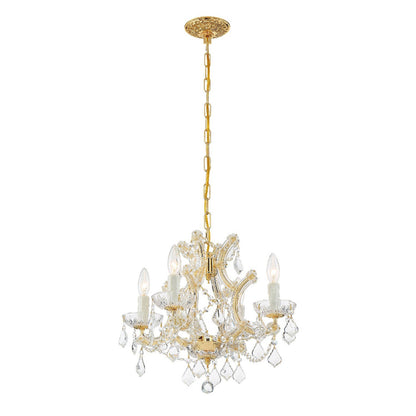 Crystorama Maria Theresa Mini Chandelier Gold