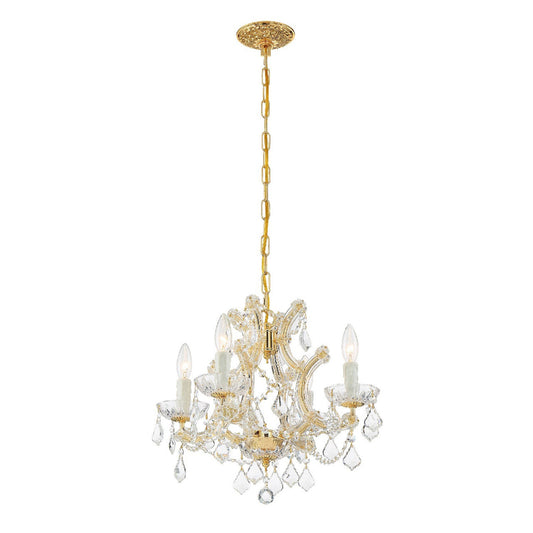 Crystorama Maria Theresa Mini Chandelier Gold