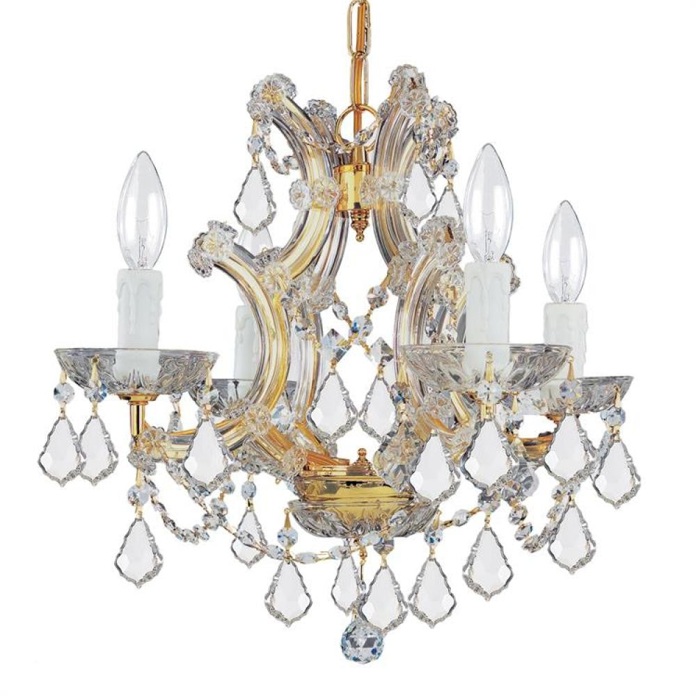 Crystorama Maria Theresa Mini Chandelier Polished Chrome