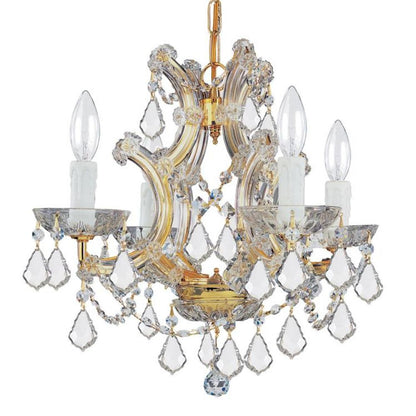 Crystorama Maria Theresa Mini Chandelier Polished Chrome