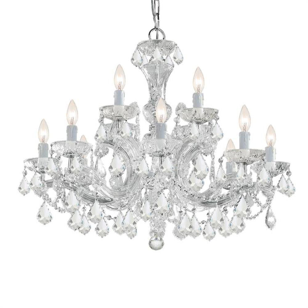 Crystorama Maria Theresa 12 Light Chandelier Gold