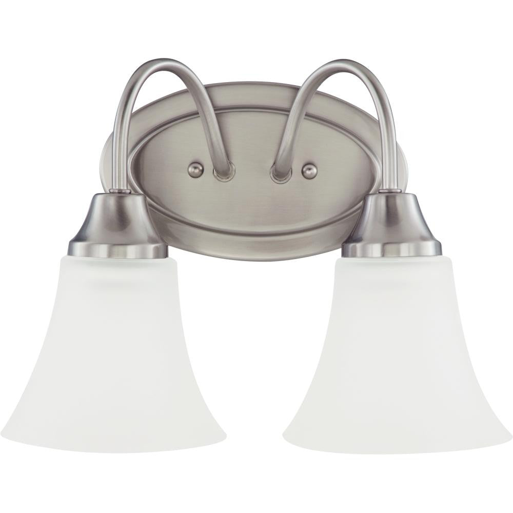 Generation Lighting Holman Two Light Wall / Bath Brushed Nickel