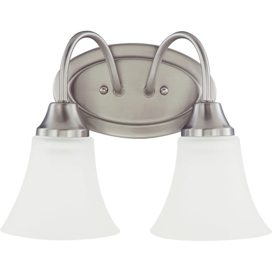 Generation Lighting Holman Two Light Wall / Bath Brushed Nickel