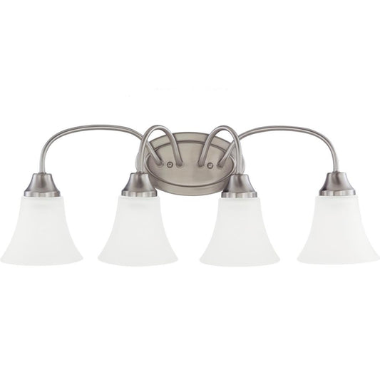 Generation Lighting Holman Four Light Wall / Bath Brushed Nickel
